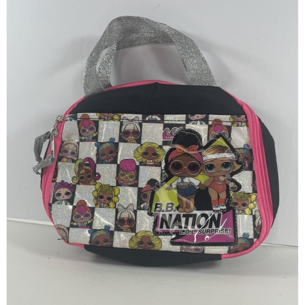 L.O.L Surprise BB Nation Insulated Lunch Bag Lunchbox Or Pencil Holder 9"x8"